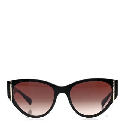 Chanel CC Cat Eye Sunglasses 6054 Brown 2 of 8