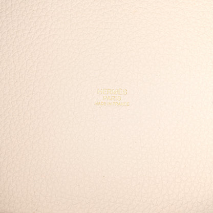 Hermes Taurillon Clemence Picotin Lock 18 PM Gris Pale 6 of 11