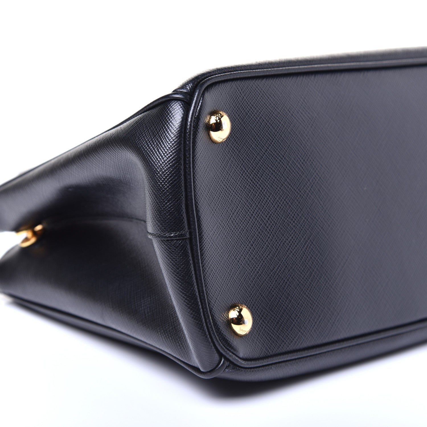 Prada Saffiano Small Galleria Double Zip Tote Black 7 of 9