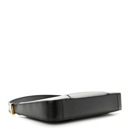 Burberry Smooth Calfskin TB Shoulder Bag Black 4 of 10