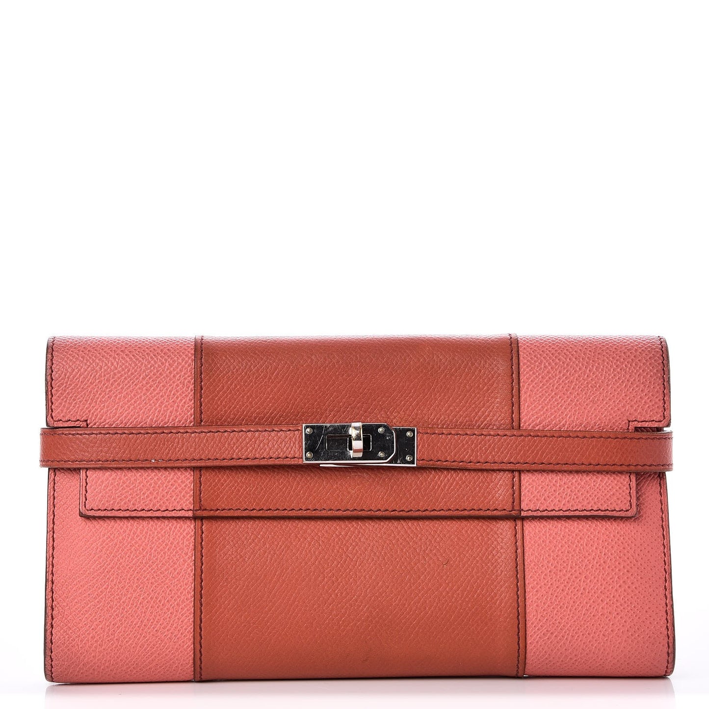 Epsom Flag Kelly Longue Wallet Corail Flamingo