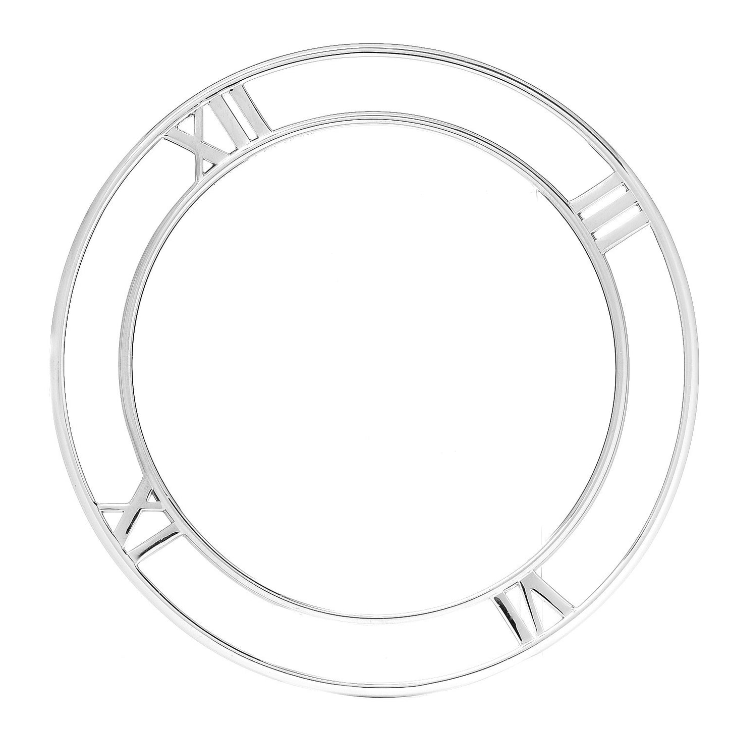 Sterling Silver Atlas Flat Bangle Bracelet