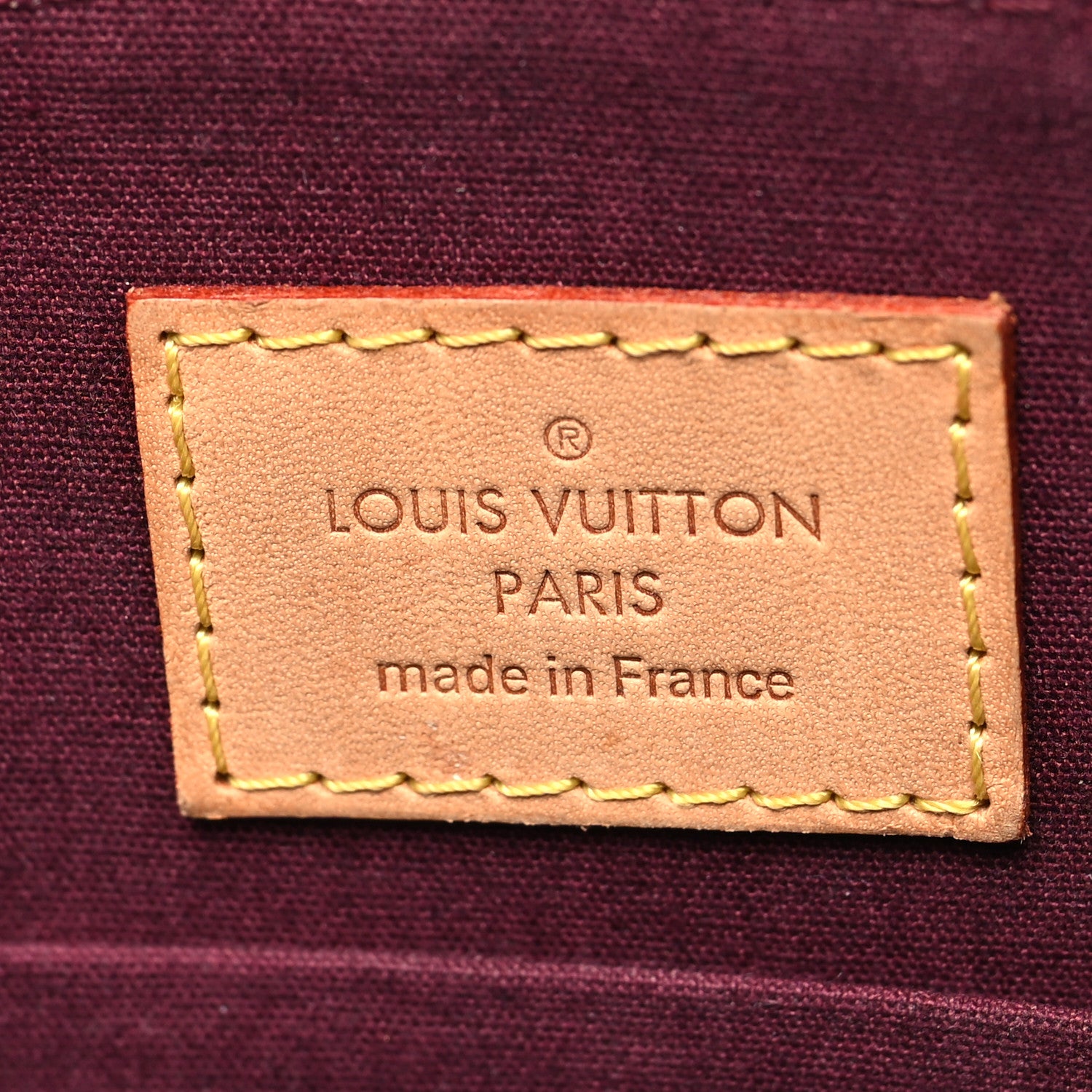 Louis Vuitton Vernis Sherwood GM Rouge Fauviste 6 of 11