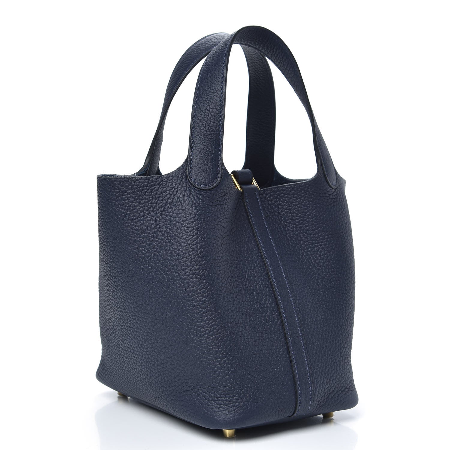Hermes Taurillon Clemence Picotin Lock 18 PM Bleu Nuit 3 of 9