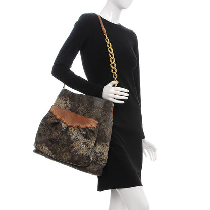 Louis Vuitton Monogram Dentelle Fersen Gold 2 of 18