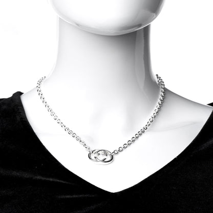 Gucci Sterling Silver Britt Necklace 2 of 5