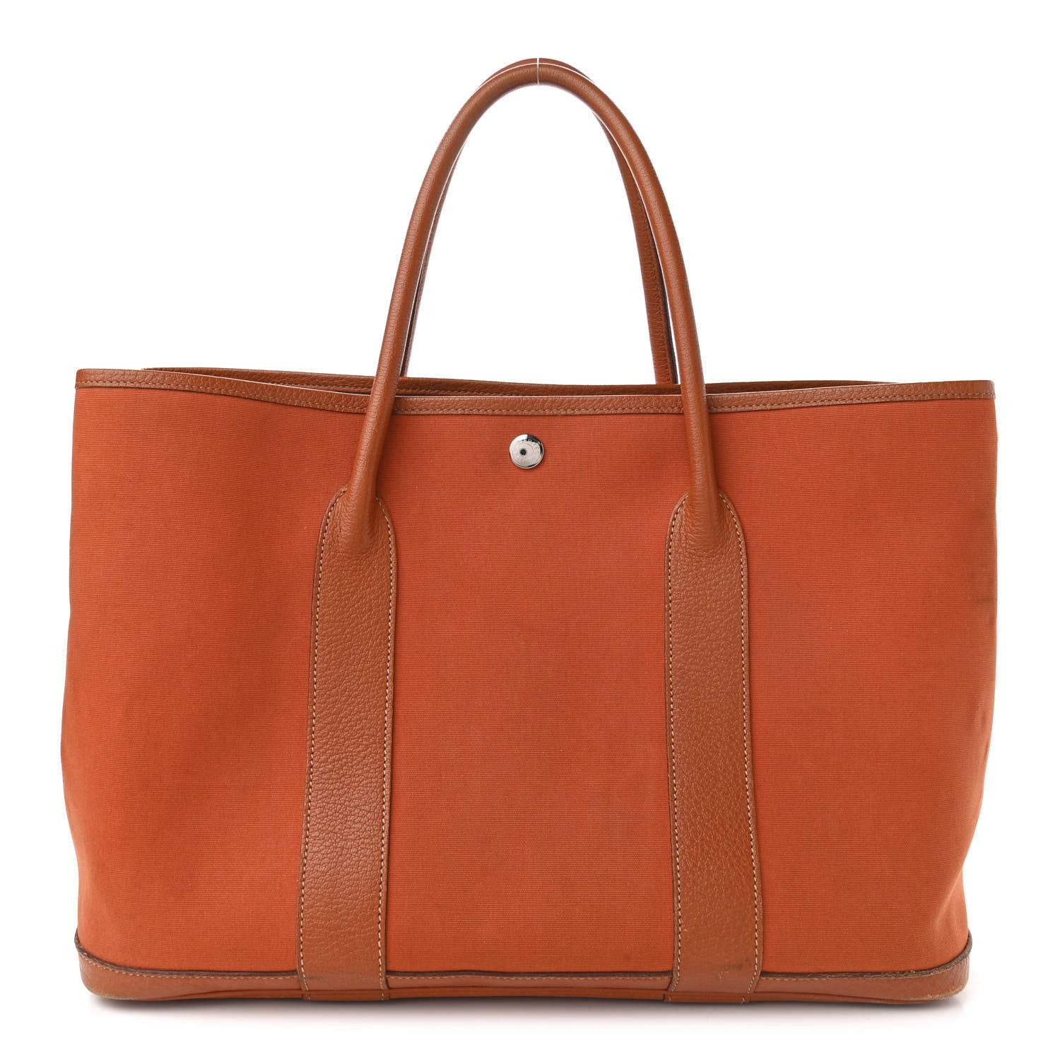 Hermes Toile Negonda Garden Party Tote 36 MM Potiron 1 of 18