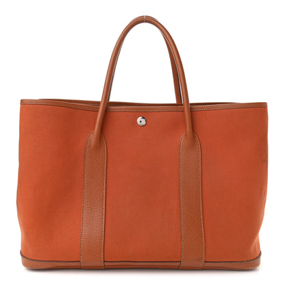 Hermes Toile Negonda Garden Party Tote 36 MM Potiron 1 of 18
