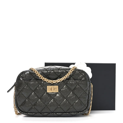 Chanel Metallic Aged Calfskin Quilted Mini Reissue Camera Case Ruthenium 11 of 11