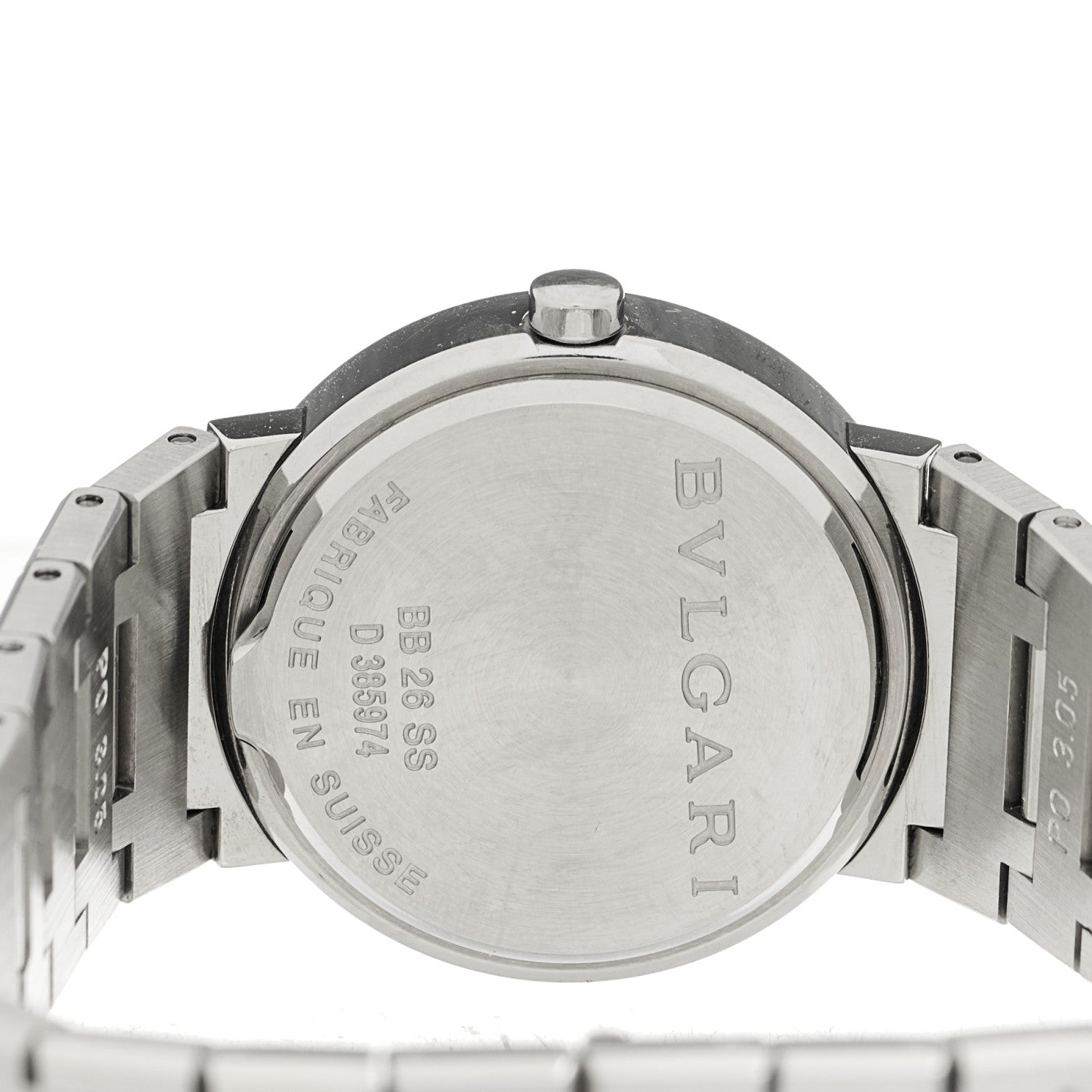 Bulgari Stainless Steel 26mm Quartz Watch Black 4 of 4