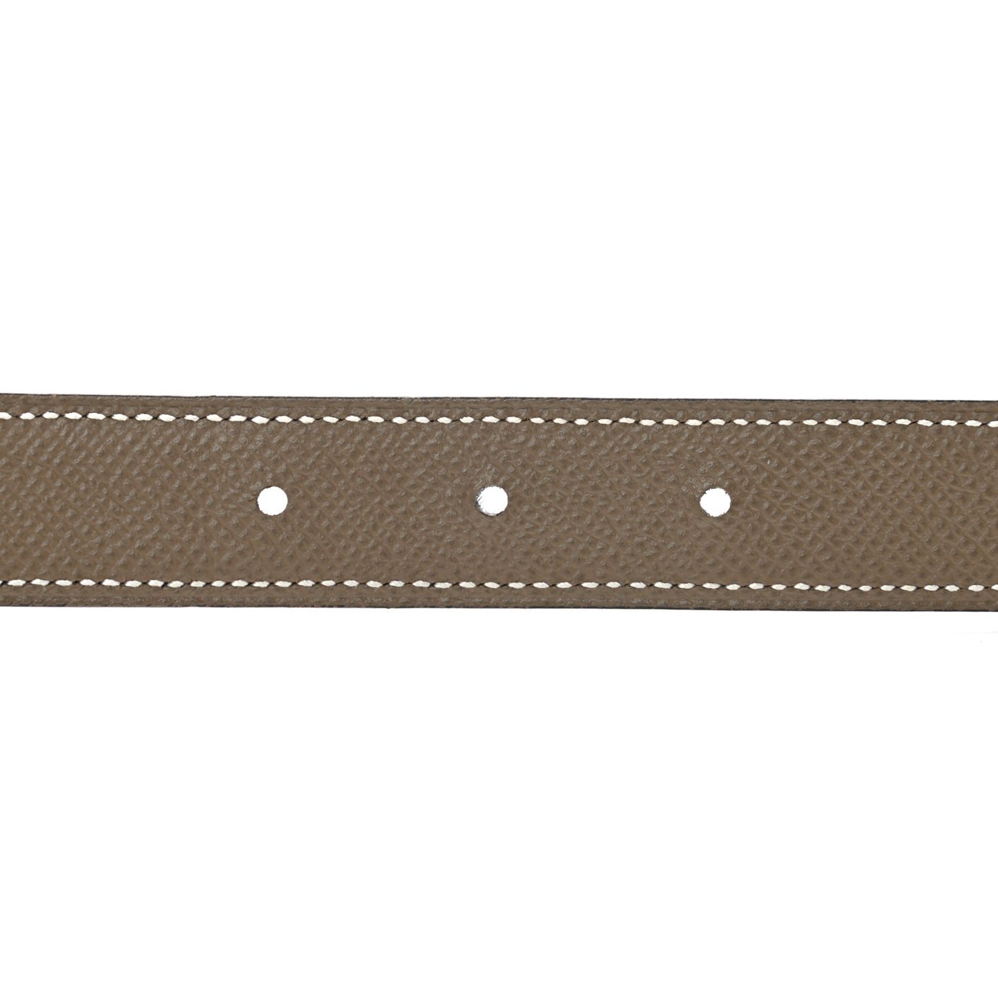 Swift Epsom 24mm Mini Constance H Belt 85 Black Etoupe
