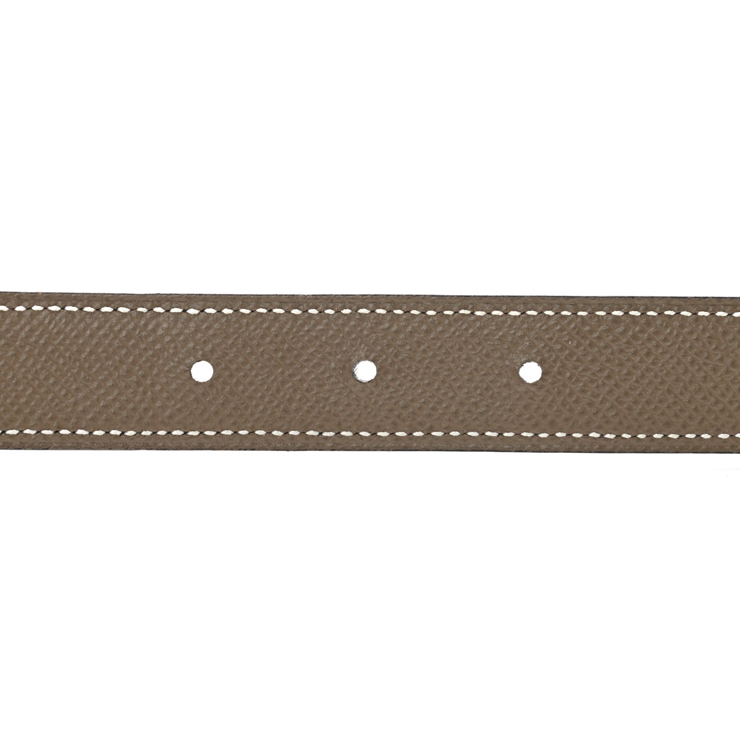 Hermes Swift Epsom 24mm Mini Constance H Belt 85 Black Etoupe 5 of 10