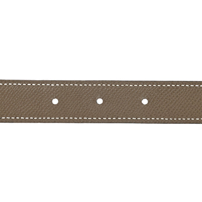 Hermes Swift Epsom 24mm Mini Constance H Belt 85 Black Etoupe 5 of 10