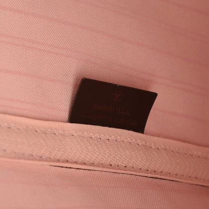 Louis Vuitton Damier Ebene Neo Neverfull MM Rose Ballerine 9 of 10