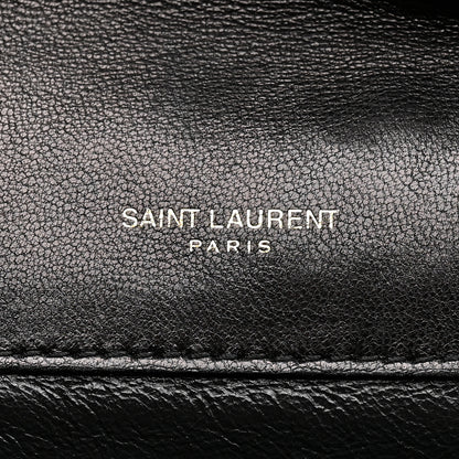 Saint Laurent Lambskin Quilted Monogram Gaby Chain Bag Black 6 of 17