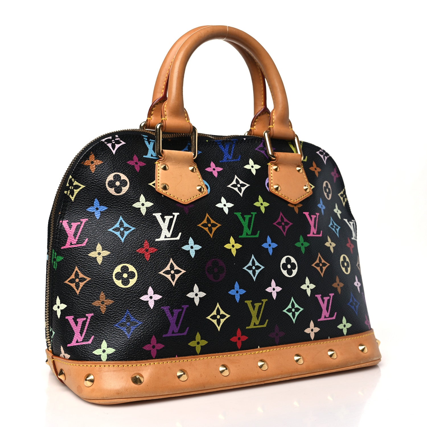 Louis Vuitton Monogram Multicolor Alma Black 3 of 11