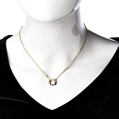 Cartier 18K Yellow Gold 2 Diamond LOVE Necklace 2 of 5