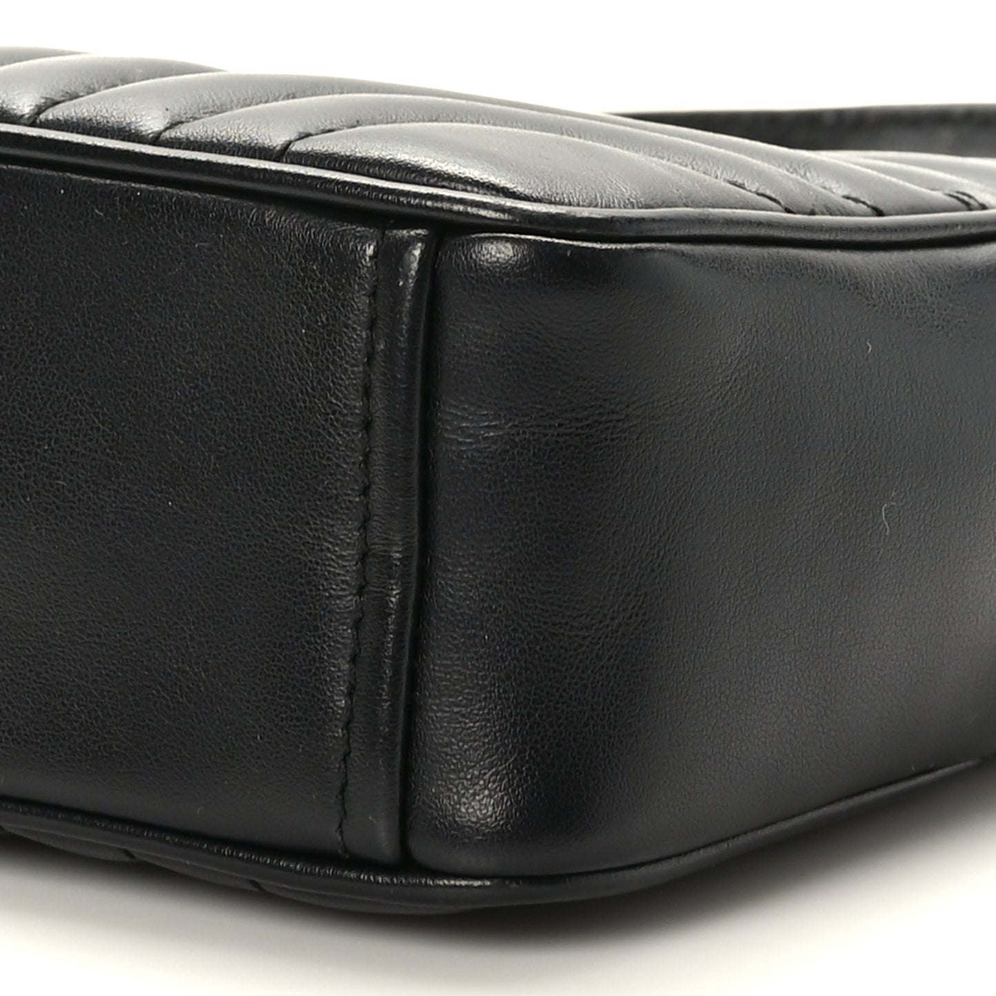 Soft Calfskin Diagramme Camera Bag Black