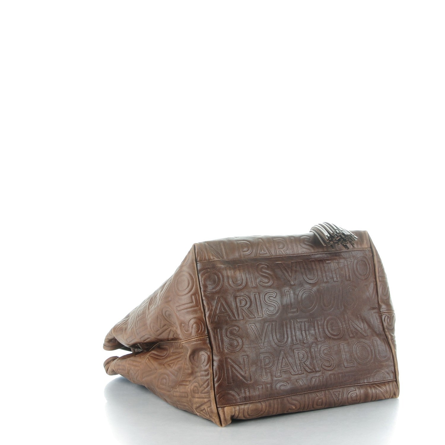 Louis Vuitton Monogram Paris Souple Whisper GM Chocolate 4 of 8