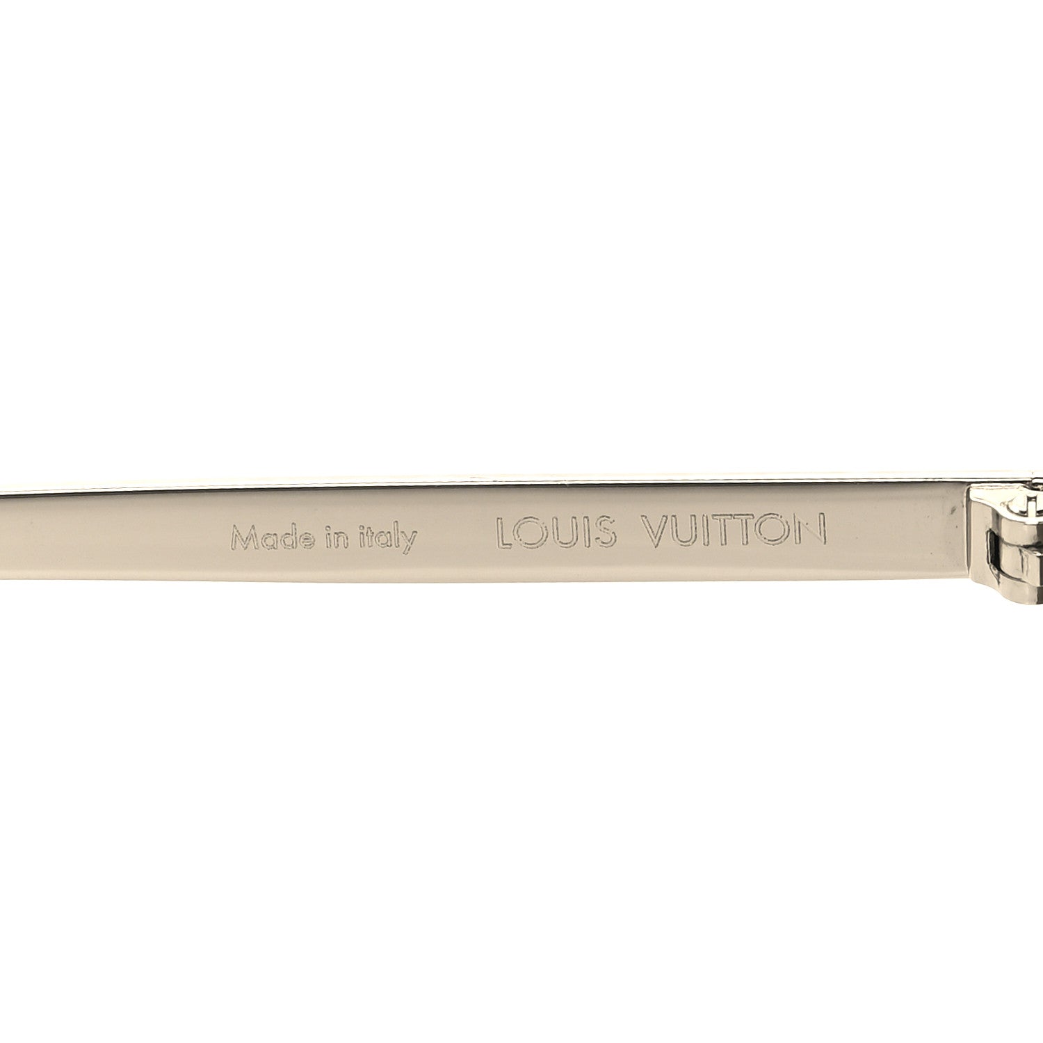 Louis Vuitton Metal LV Golden Mask Sunglasses Z1853U Gold 5 of 8