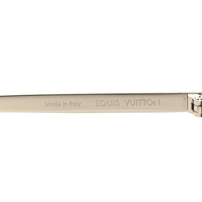 Louis Vuitton Metal LV Golden Mask Sunglasses Z1853U Gold 5 of 8
