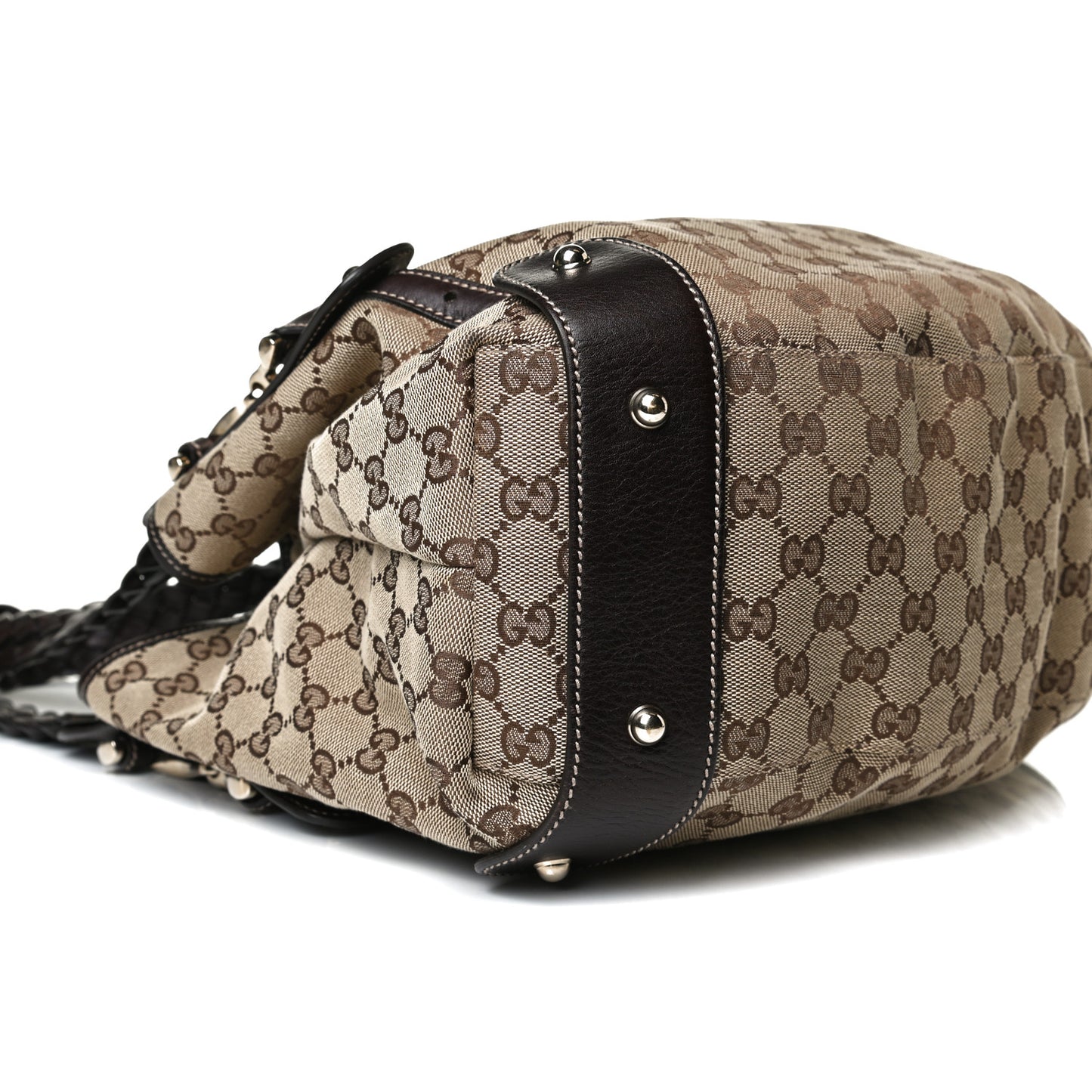 Monogram Medium Pelham Shoulder Bag Dark Brown