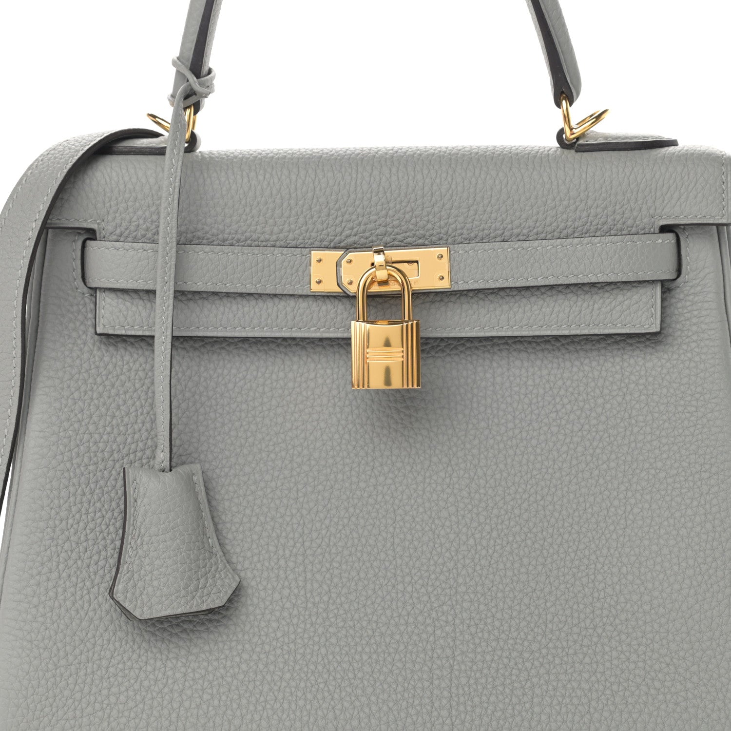Hermes Togo Kelly Retourne 25 Gris Mouette 8 of 11