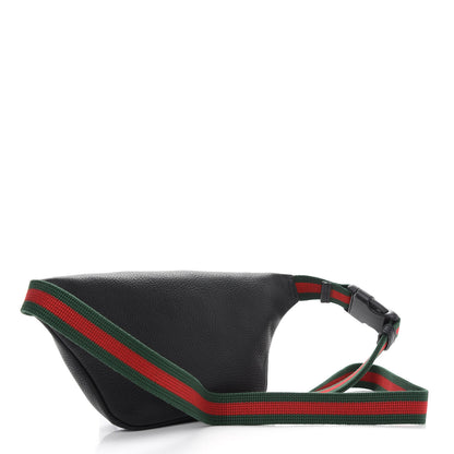 Gucci Grained Calfskin Small Logo Belt Bag Black 3 of 10