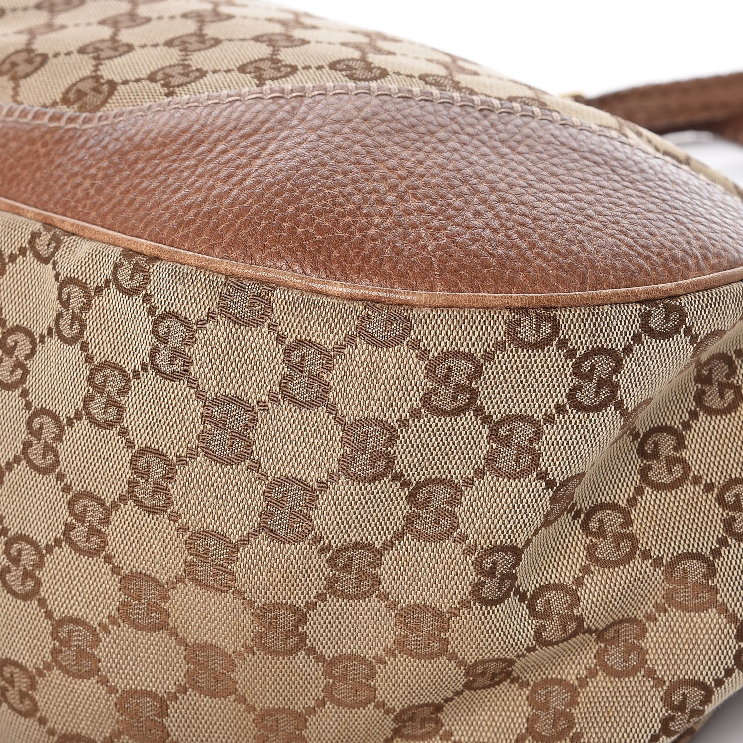 Gucci Monogram Medium Charlotte Hobo Brown 14 of 22