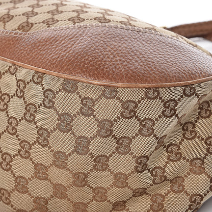Gucci Monogram Medium Charlotte Hobo Brown 14 of 22