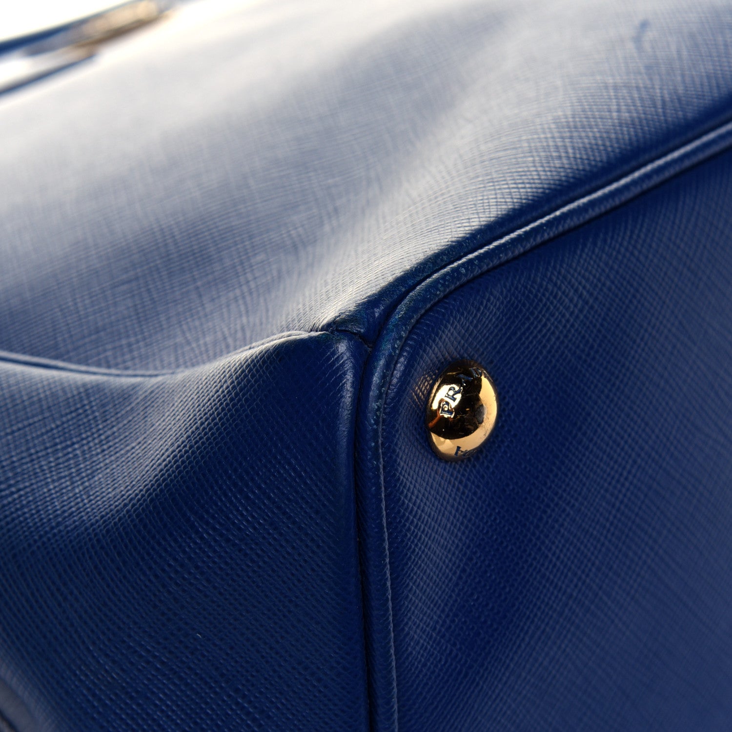 Prada Saffiano Large Galleria Double Zip Tote Bluette 16 of 32