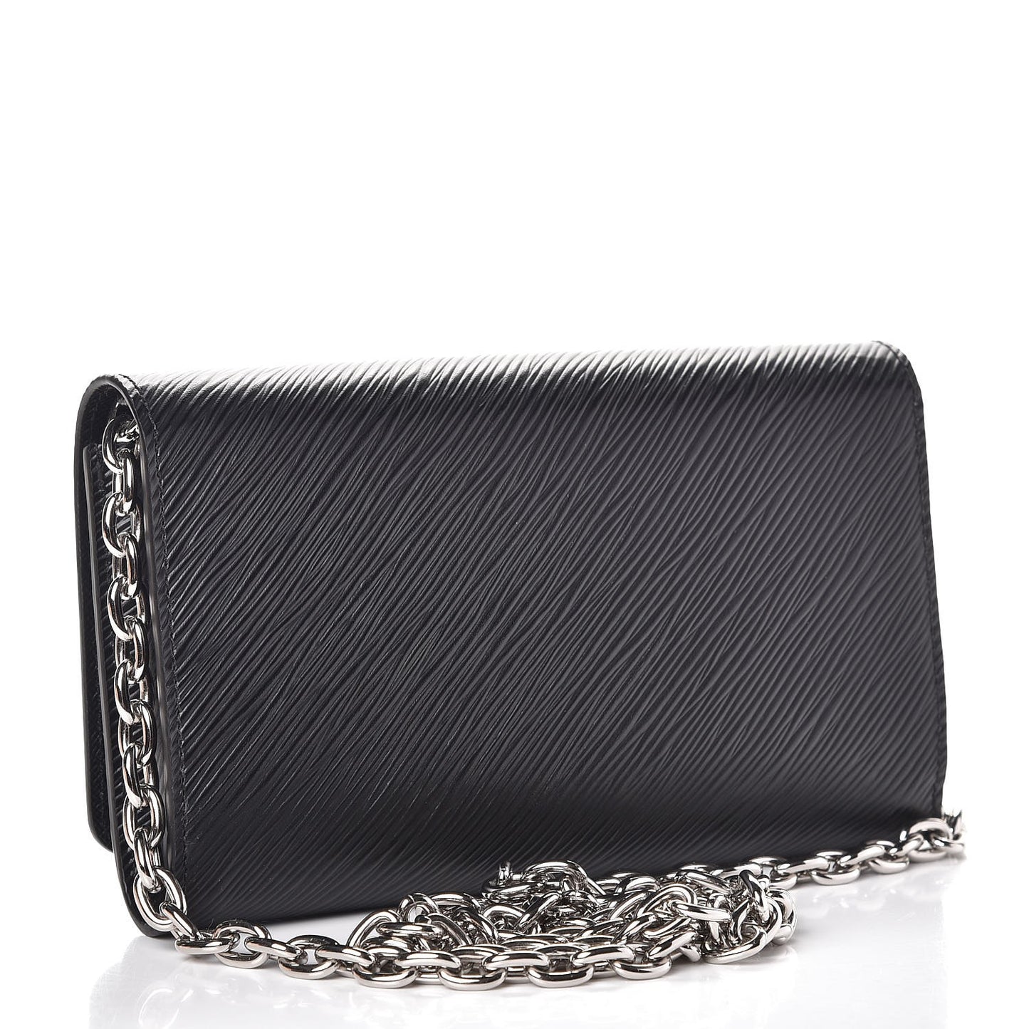Epi Twist Chain Wallet Black