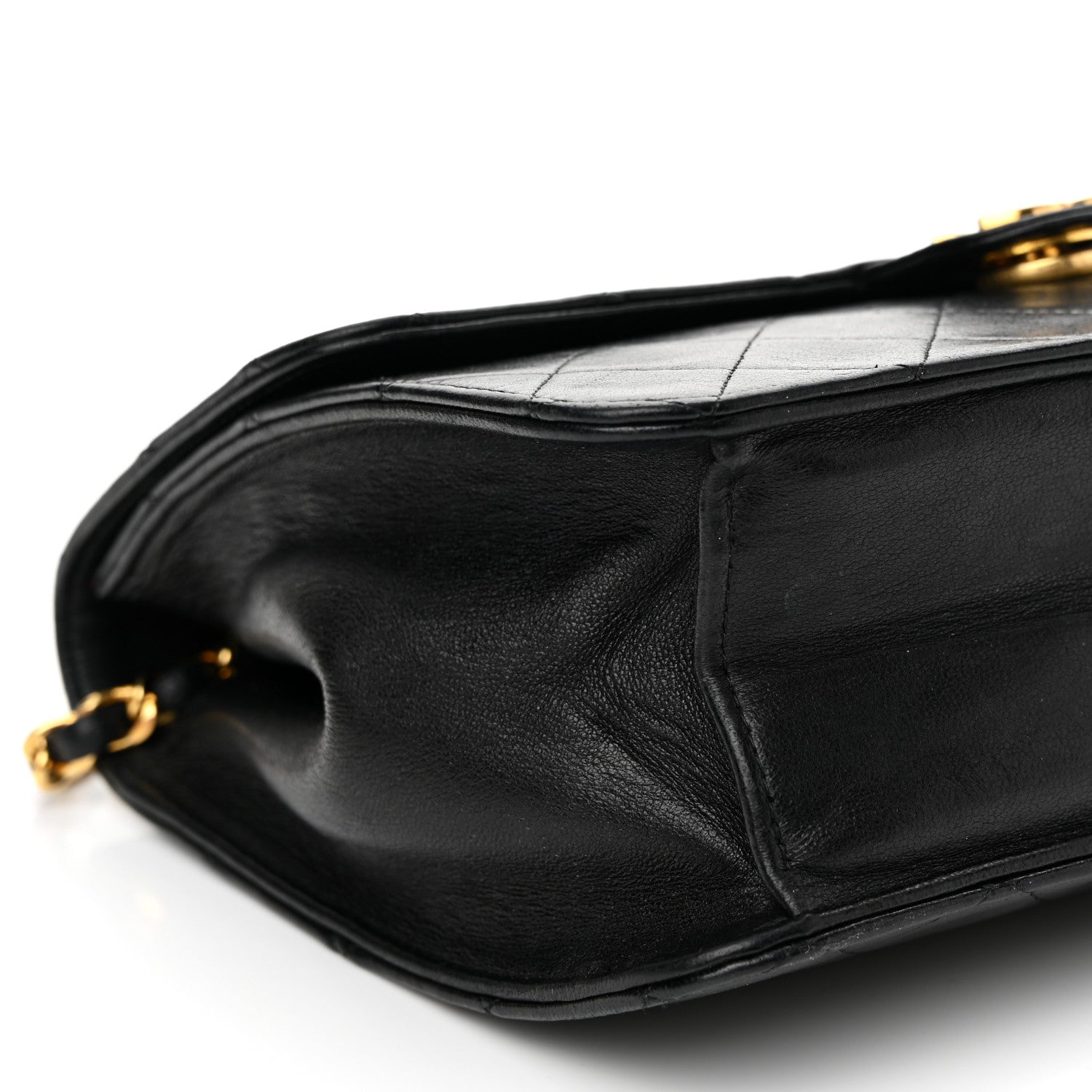 Chanel Lambskin Quilted Small Single Flap Bag Black 8 of 9
