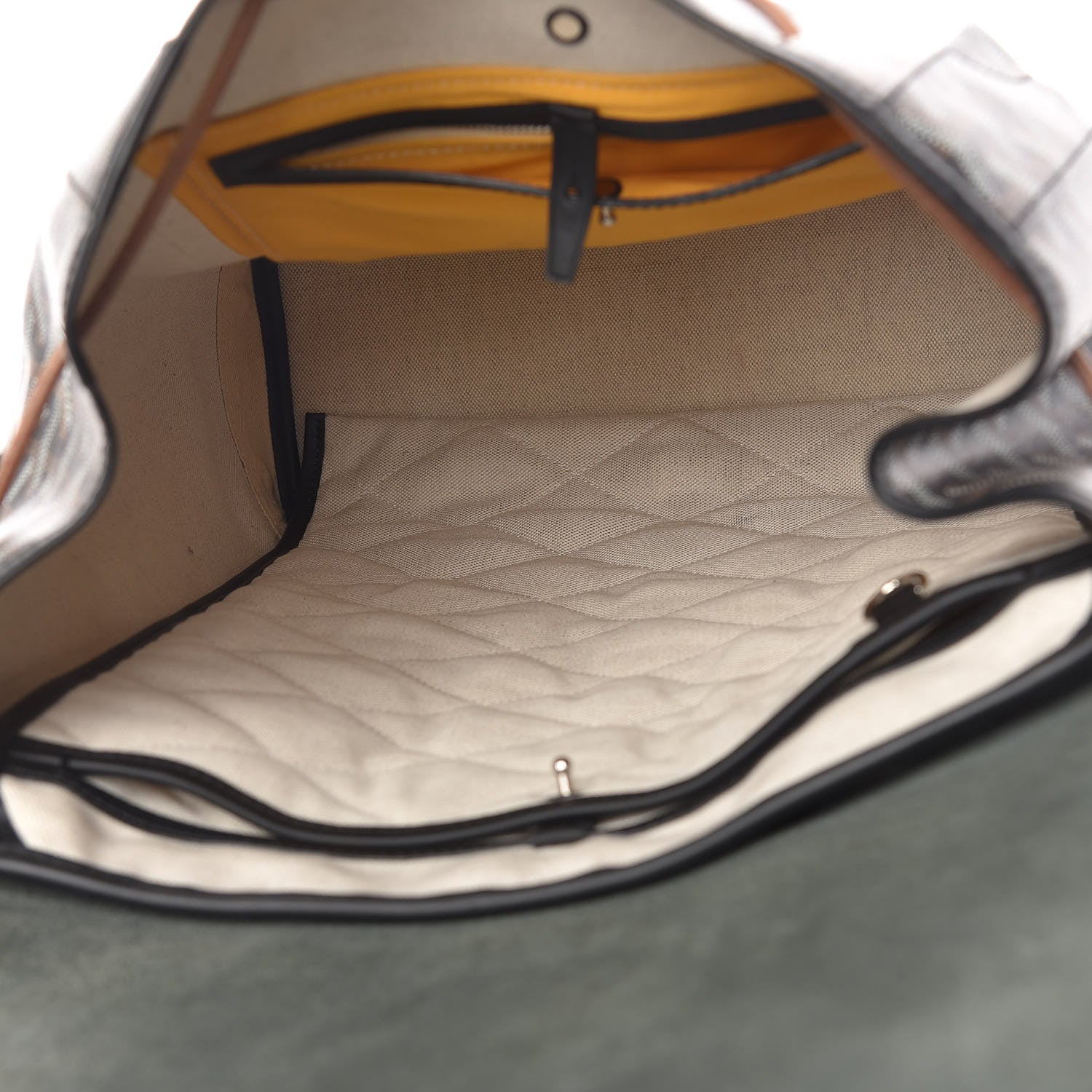 Goyard Goyardine Calfskin Alpin Backpack Black 5 of 12