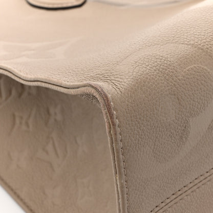 Louis Vuitton Empreinte Monogram Giant Onthego MM Tourterelle 17 of 20