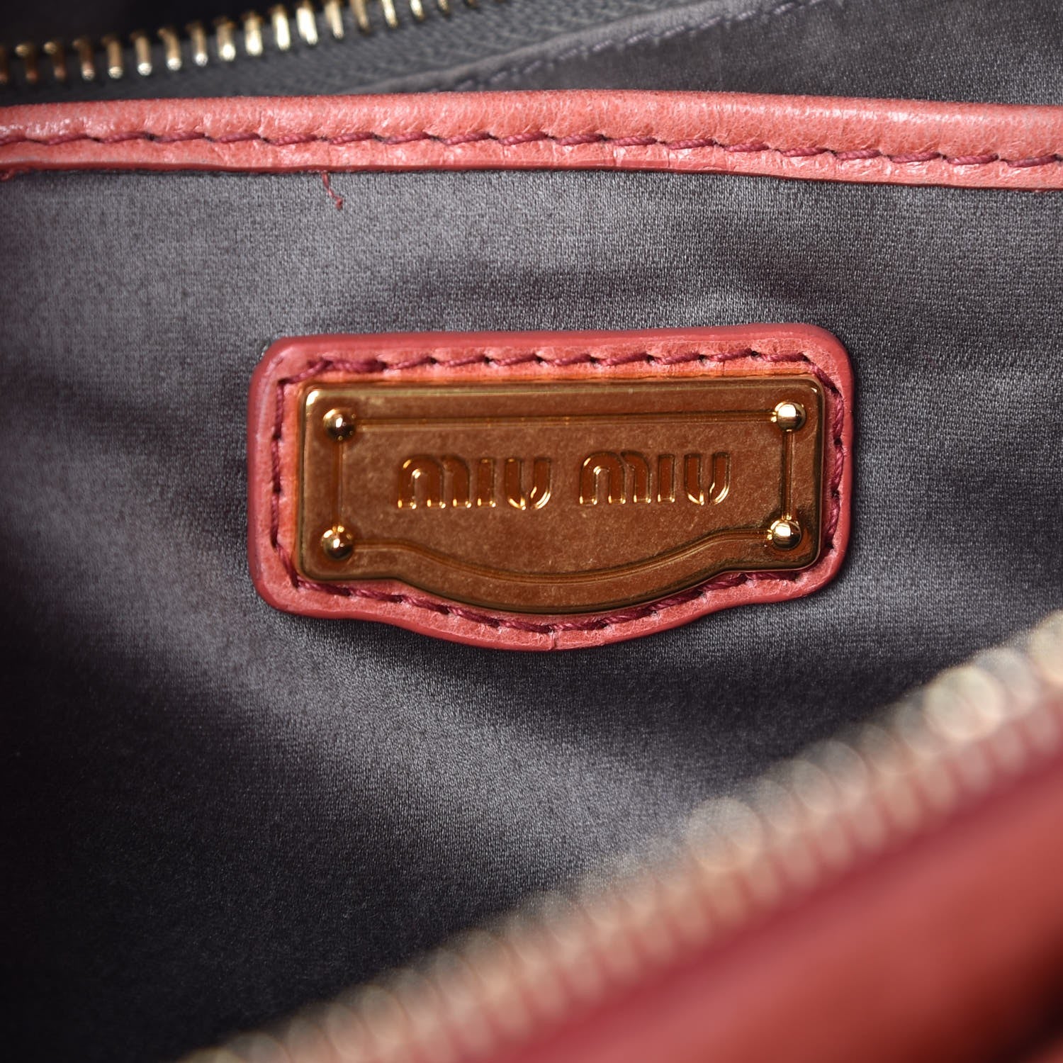 Miu Miu Vitello Lux Medium Bow Bag Rosa 7 of 14