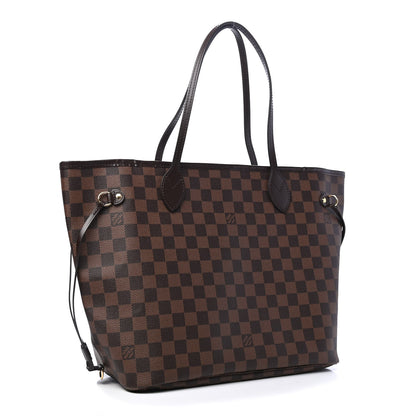 Louis Vuitton Damier Ebene Neo Neverfull MM Rose Ballerine 3 of 9