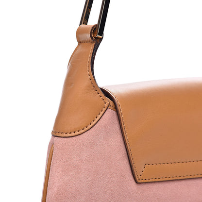 Gucci Suede Calfskin Bamboo Handle Jackie O Hobo Pink 10 of 12