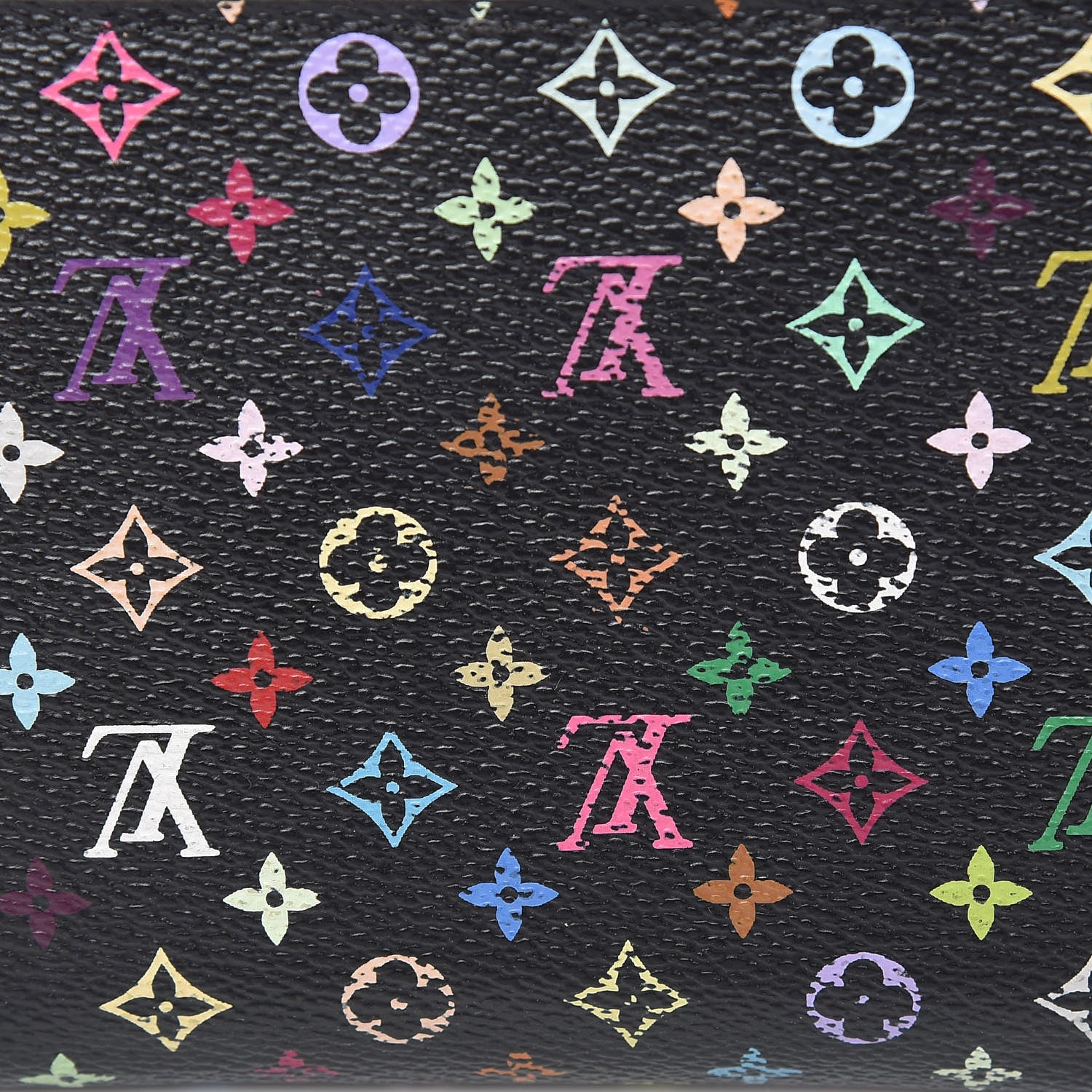 Louis Vuitton Monogram Multicolor Zippy Wallet Black Grenade 12 of 12