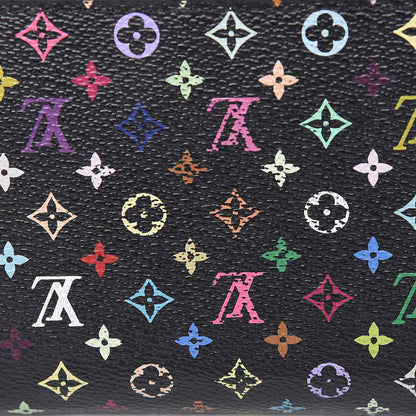 Louis Vuitton Monogram Multicolor Zippy Wallet Black Grenade 12 of 12