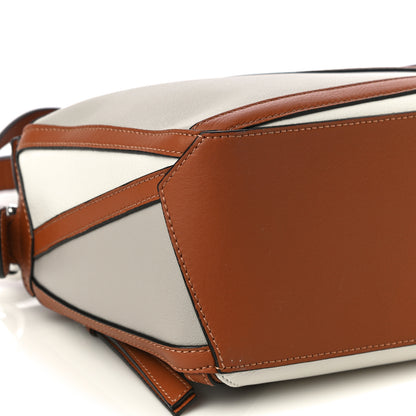 Loewe Calfskin Small Graphic Puzzle Bag Ghost Soft White 7 of 8