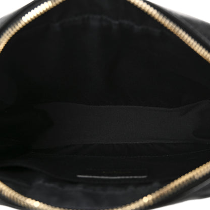 Saint Laurent Calfskin Matelasse Monogram Lou Camera Bag Black 5 of 11