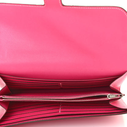 Hermes Epsom Constance Long Wallet Rose Tyrien 5 of 10