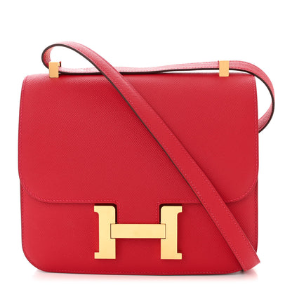 Hermes Epsom Constance 24 Rouge Casaque 1 of 11