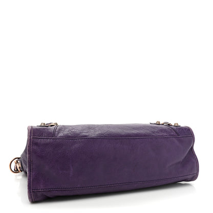 Balenciaga Agneau Giant 12 Rose Gold Hardware City Dark Violet 5 of 17