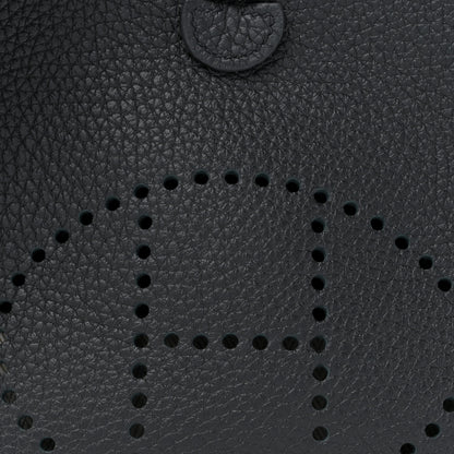 Hermes Taurillon Clemence Evelyne TPM Black 8 of 12