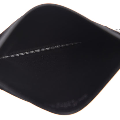 Saint Laurent Grain De Poudre Matelasse Chevron Monogram Credit Card Case Black 5 of 8