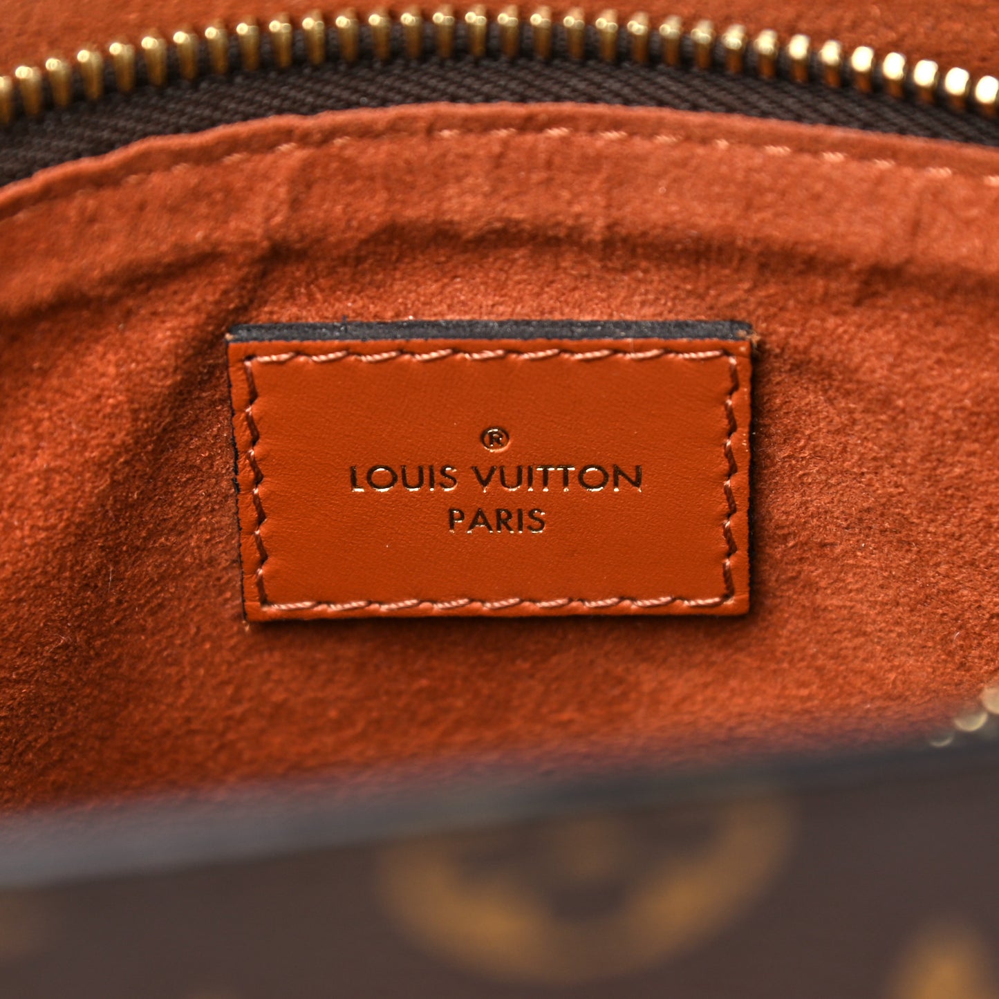 Monogram Flower Tote Caramel