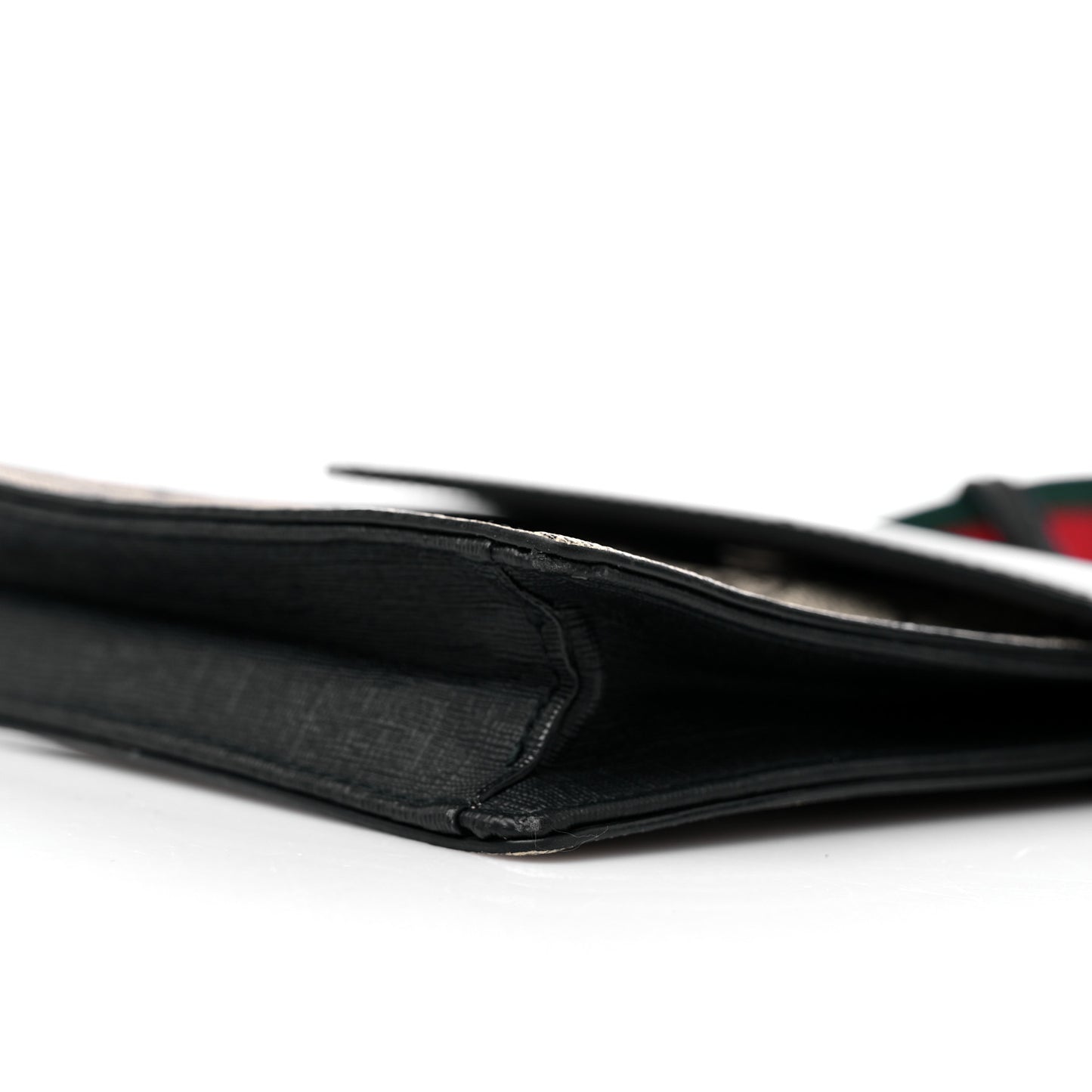 GG Supreme Monogram Web Belt Bag Black