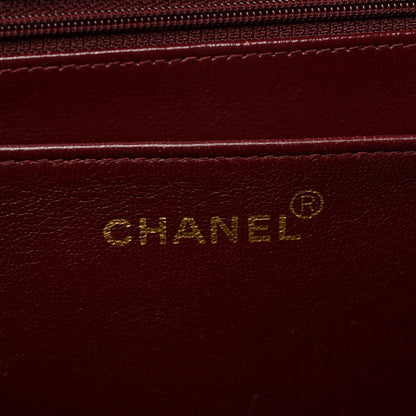 Chanel Lambskin Quilted XL Jumbo Single Flap Black 6 of 19
